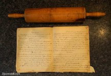 Grandmamans Recipe and Rolling Pin